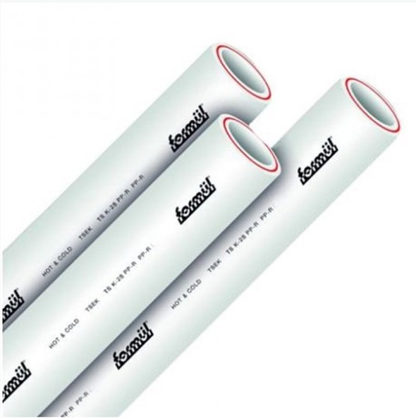 Труба поліпропіленова PPR Дn 90х12,3 скловолокно PN20 Formul